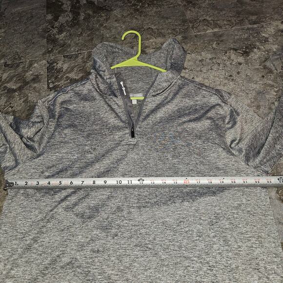 Hickey Freeman New York Gray 1/4 Zip Lightweight Pullover Size Large - Picture 6 of 8